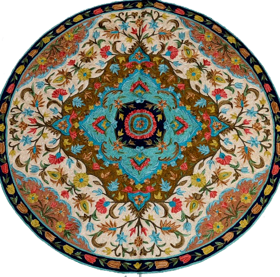 Round Rug Ceramic