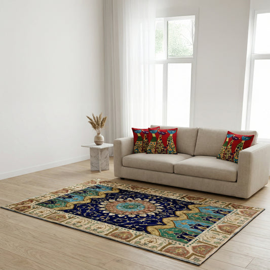 Kashmiri Chain Stitch Rug