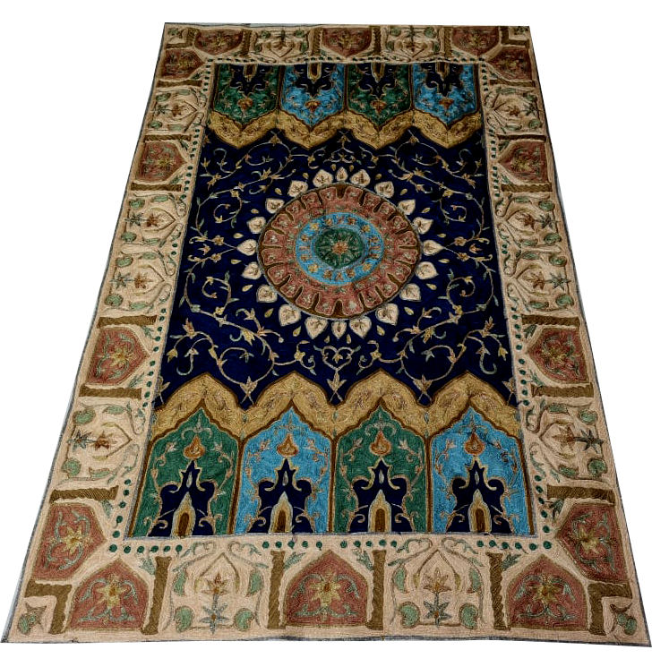 Kashmiri Chain Stitch Rug