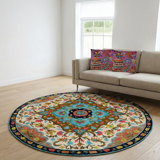 Round Rug Ceramic