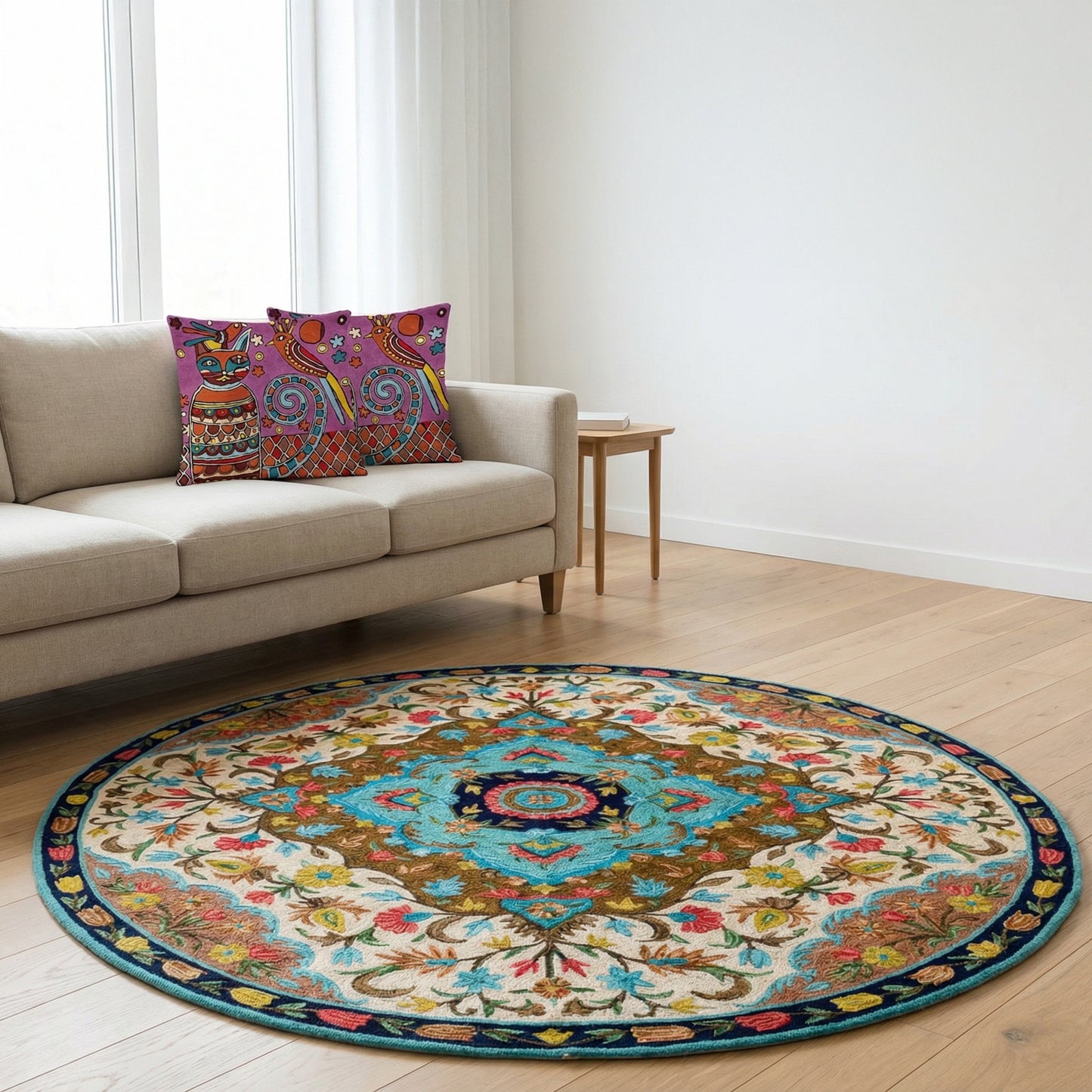 Round Rug Ceramic