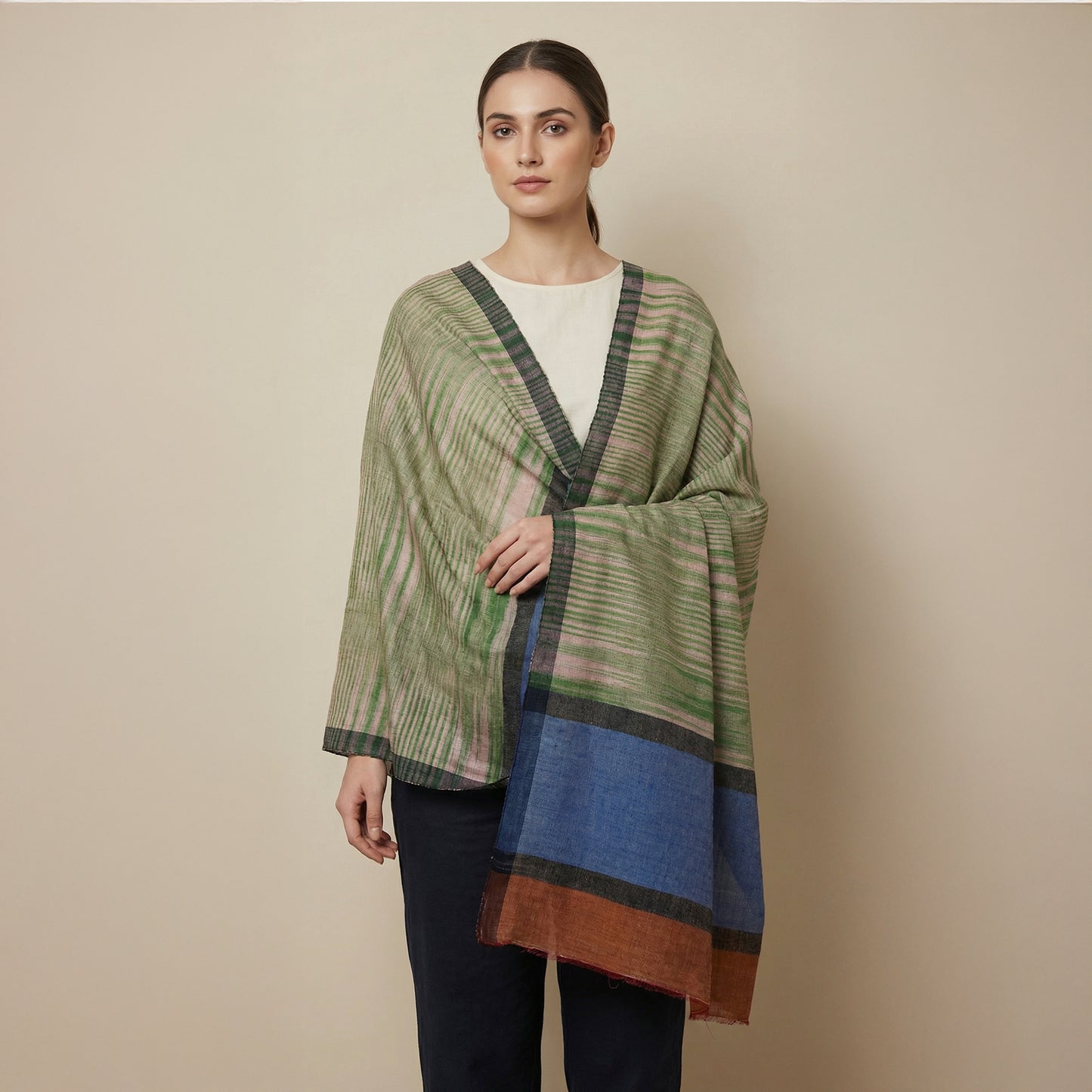Solid Colour Pashmina