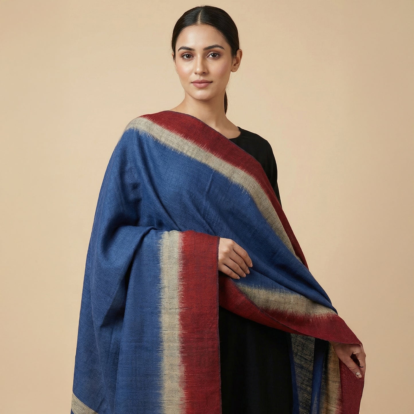 Pashmina Ikat Shawl
